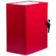 Короб архивный, 320x150x240 мм, картон/бумвинил, красный, 1400 листов, 2 завязки, разборный, OfficeSpace