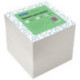Блок-кубик 90х90х90 мм OfficeSpace белый, белизна 70-80%