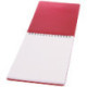 Блокнот А5 60л. на гребне OfficeSpace "Base", красная пластиковая обложка