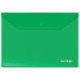 Папка-конверт с кнопкой Berlingo, А4, 180мкм, зеленая
