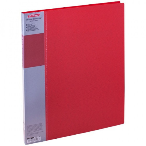 Папка с зажимом Berlingo "Standard", 17мм, 700мкм, красная