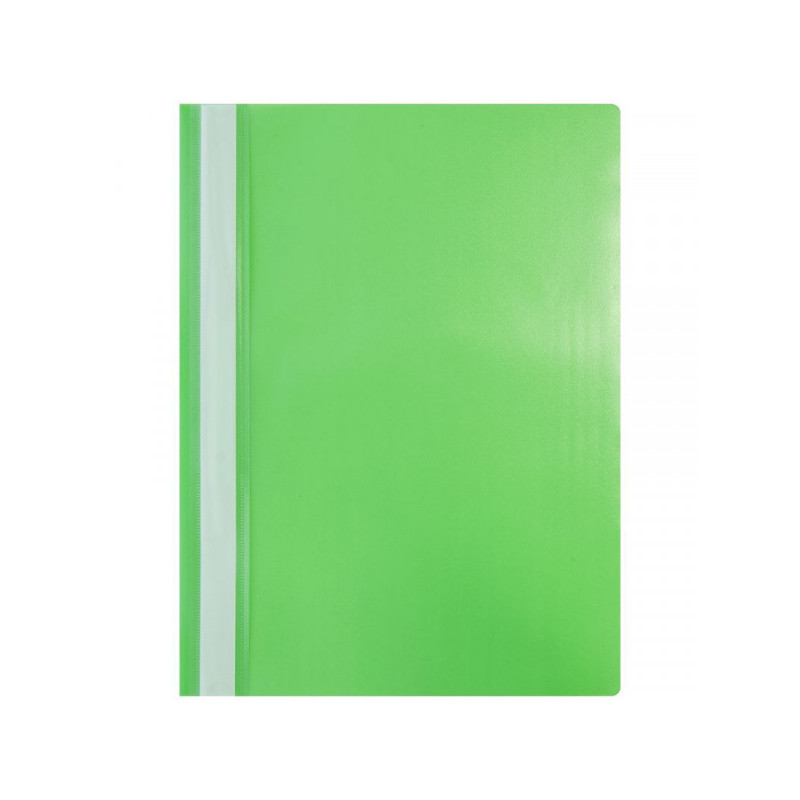 Папка-скоросшиватель с верхним прозрачным листом А4 зеленый OfficeSpace