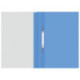 Cкоросшиватель пластик. OfficeSpace, А4, 120мкм, голубая с прозр. верхом