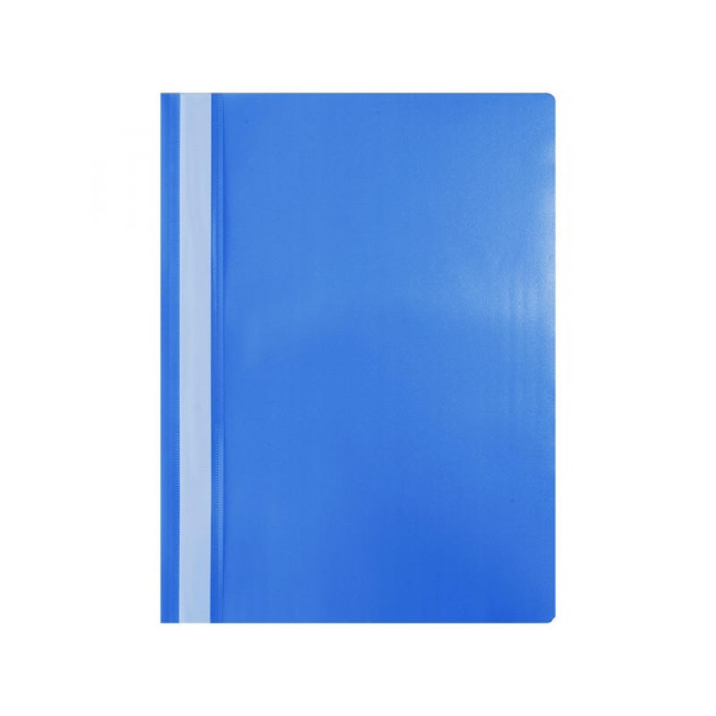 Папка-скоросшиватель с верхним прозрачным листом А4, 120мкм синий OfficeSpace