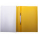 Cкоросшиватель пластик. OfficeSpace, А4, 160мкм, желтая с прозр. верхом