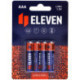 Батарейка Eleven AAA (LR03) алкалиновая, 4 шт,  BC4