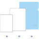 Папка-уголок пластик А4, 180мкм, 1 отделение, прозрачная голубая, Berlingo Starlight