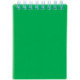 Блокнот А6 80л. на гребне Hatber "Diamond Neon- Зеленый", пластиковая обложка