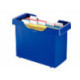 Короб архивный для подвесных папок Leitz Plus А4 пластиковый синий нескладной