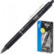 Ручка стирающаяся гелевая автоматическая Pilot Frixion Clicker черная с резиновой манжеткой 0,4 мм