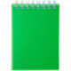 Блокнот А5 80л. на гребне Hatber "Diamond Neon- Зеленый", пластиковая обложка