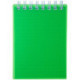 Блокнот А5 80л. на гребне Hatber "Diamond Neon- Зеленый", пластиковая обложка