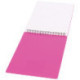 Блокнот А5 60л. на гребне OfficeSpace "Neon", розовая пластиковая обложка