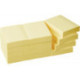 Блок-кубик 3М BASIC 653R-BY, канареечно-желтый 38х51 мм 12 блоков по 100 листов