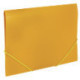 Папка на резинках BRAUBERG "Contract", желтая, до 300 листов, 0,5 мм, бизнес-класс, 221800