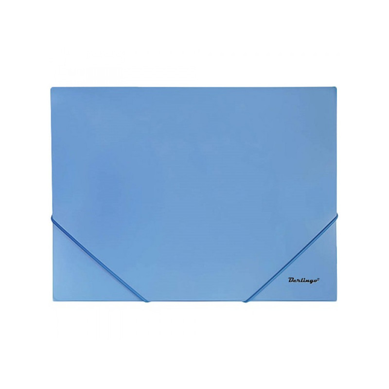 Папка на резинке Berlingo "Standard" А4, 500мкм, синяя