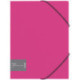 Папка на резинке, А4, 600мкм, розовая, Berlingo "Fuze"