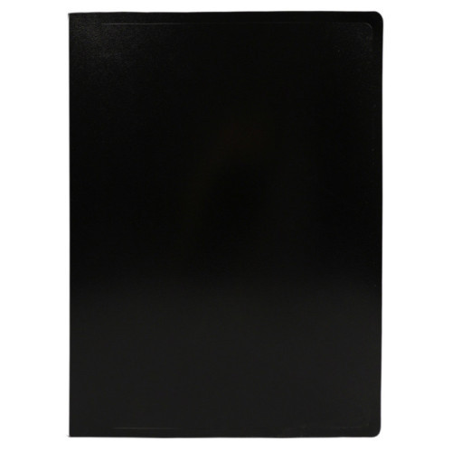 Папка на 4-х кольцах Buro -ECB0420/4RBLACK A4 пластик 0.5мм черный