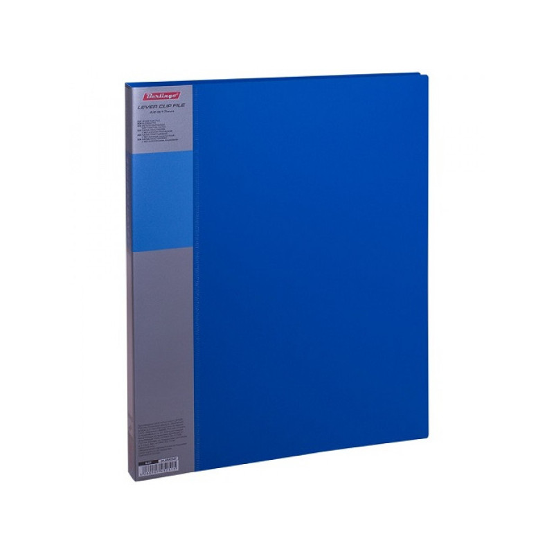 Папка с зажимом Berlingo "Standard", 17мм, 700мкм, синяя