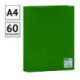 Папка с 60 вкладышами OfficeSpace, 35мм, 400мкм, зеленая