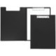 Папка-планшет с крышкой с зажимом OfficeSpace А4, пластик, черный