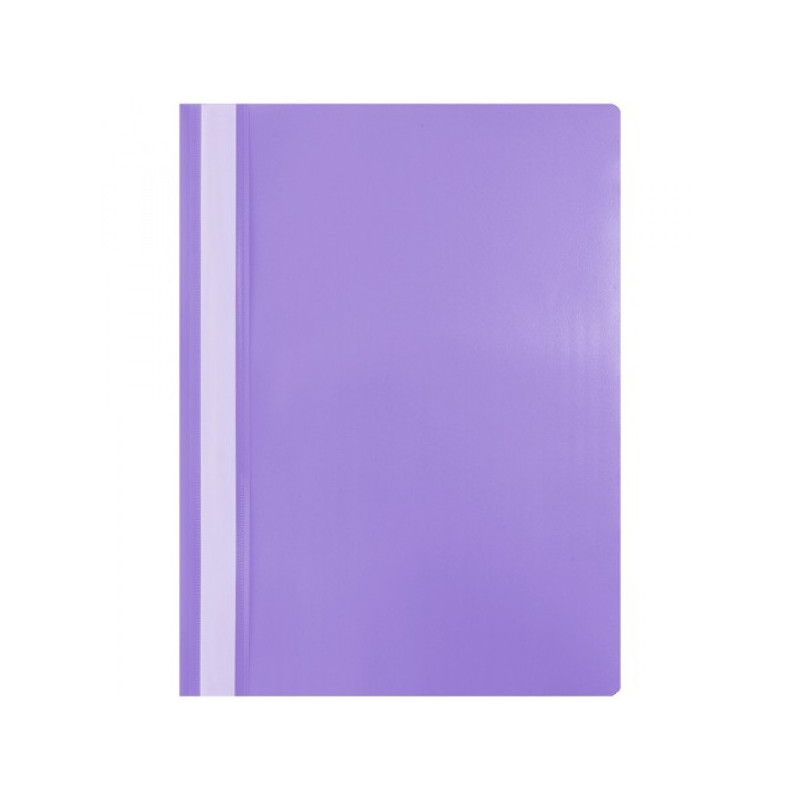 Cкоросшиватель пластик. OfficeSpace, А4, 120мкм, фиолетовая с прозр. верхом