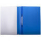 Cкоросшиватель пластик. OfficeSpace, А4, 160мкм, синяя с прозр. верхом