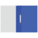 Cкоросшиватель пластик. OfficeSpace, А4, 160мкм, синяя с прозр. верхом