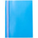 Cкоросшиватель пластик. OfficeSpace, А4, 160мкм, голубая с прозр. верхом