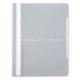 Папка-скоросшиватель, А4, 120/160мкм, пластик, серый с прозрачным верхом, Бюрократ -PS20GREY