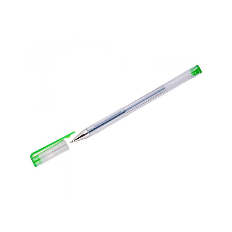 Ручка гелевая OfficeSpace зеленая, 1,0мм