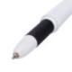 Ручка гелевая OfficeSpace черная, 1,0мм, грип, игольчатый стержень