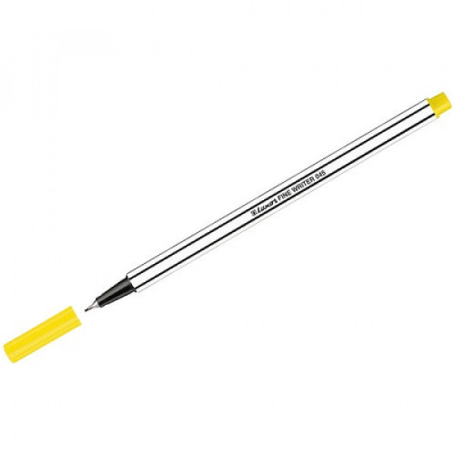 Ручка капиллярная Luxor "Fine Writer 045" желтая, 0,8мм