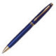 Ручка бизнес-класса шариковая BRAUBERG "De Luxe Blue", корпус синий, узел 1 мм, линия письма 0,7 мм, синяя, 141412
