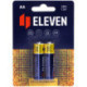 Батарейка Eleven SUPER AA (LR6) алкалиновая, 2 шт, BC2