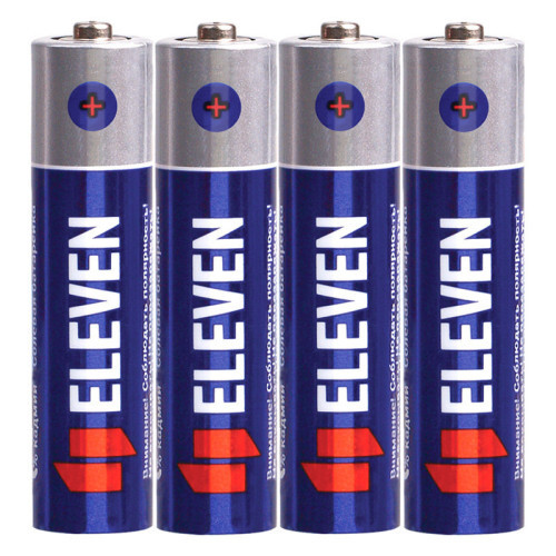 Батарейка Eleven AAA (R03) солевая, 4 шт, SB4