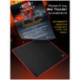 Коврик для мыши игровой Defender Black XXL ткань/резина, 400х355х3мм, черный/красный