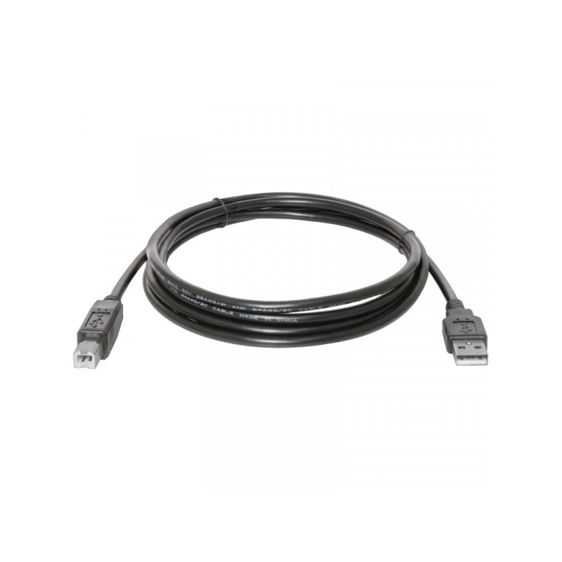 Кабель Defender USB04-10 USB2.0 (AM) - USB (BM), 3м, черный