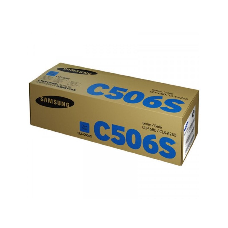 Тонер-картридж Samsung CLT-C506S (SU049A) голубой для CLP-680 CLX-6260