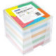 Блок для записей OfficeSpace 90х90х90 мм, пластиковый бокс, цветной