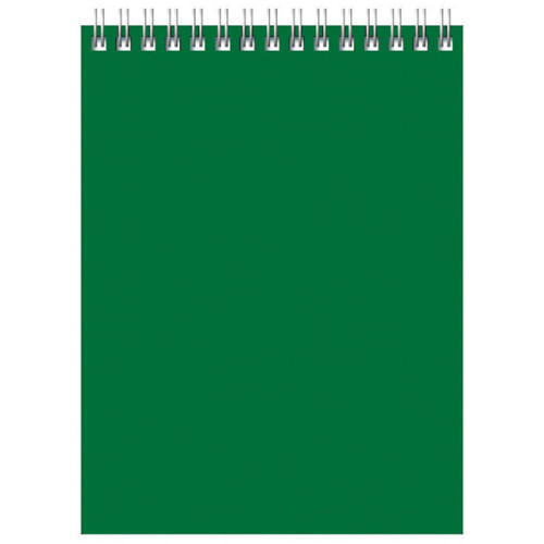 Блокнот А6 60л. на гребне BG "Для конференций", зеленый