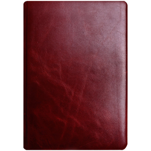 Ежедневник недатир. A5, 136л., кожа, Кожевенная мануфактура "Elegant", коричневый