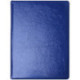 Ежедневник недатир. A5, 136л., Кожевенная мануфактура "Gloss", синий, КОЖА