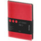 Ежедневник недатир. B6, 136л., кожзам, Berlingo "Fuze", цветной срез, красный