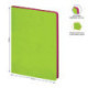 Ежедневник недатир. B6, 136л., кожзам, Berlingo "Fuze", цветной срез, салатовый