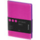 Ежедневник недатир. B6, 136л., кожзам, Berlingo "Fuze", цветной срез, фуксия