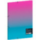 Папка на резинке Berlingo "Radiance" А4, 600мкм, розовый/голубой градиент, с рисунком