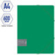 Папка на резинке Berlingo "Soft Touch" А4, 600мкм, зеленая