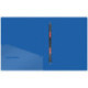 Папка с пружинным скоросшивателем Berlingo "Soft Touch", 17мм, 700мкм, синяя, с внутр. карманом