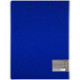 Папка-планшет с зажимом Berlingo "Steel&Style" A4, пластик (полифом), синяя